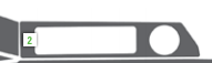 Freightliner Passenger Side Headliner Speaker Trim (2-piece kit)