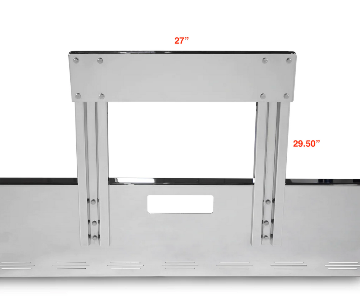 Grill Guard Chrome Support Mack GU #619 - 3 Piece Set.