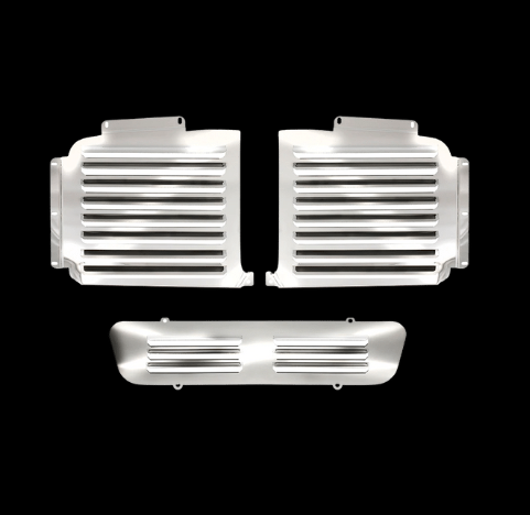 Grille fits Kenworth T2000 Louvered 3 Pieces ( not Grille Surround ) 2004 Older S.Steel 304