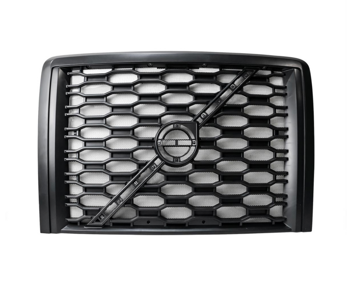 GRILLE WITH BUG SCREEN FOR 2018-2024 VOLVO VNL-BLACK