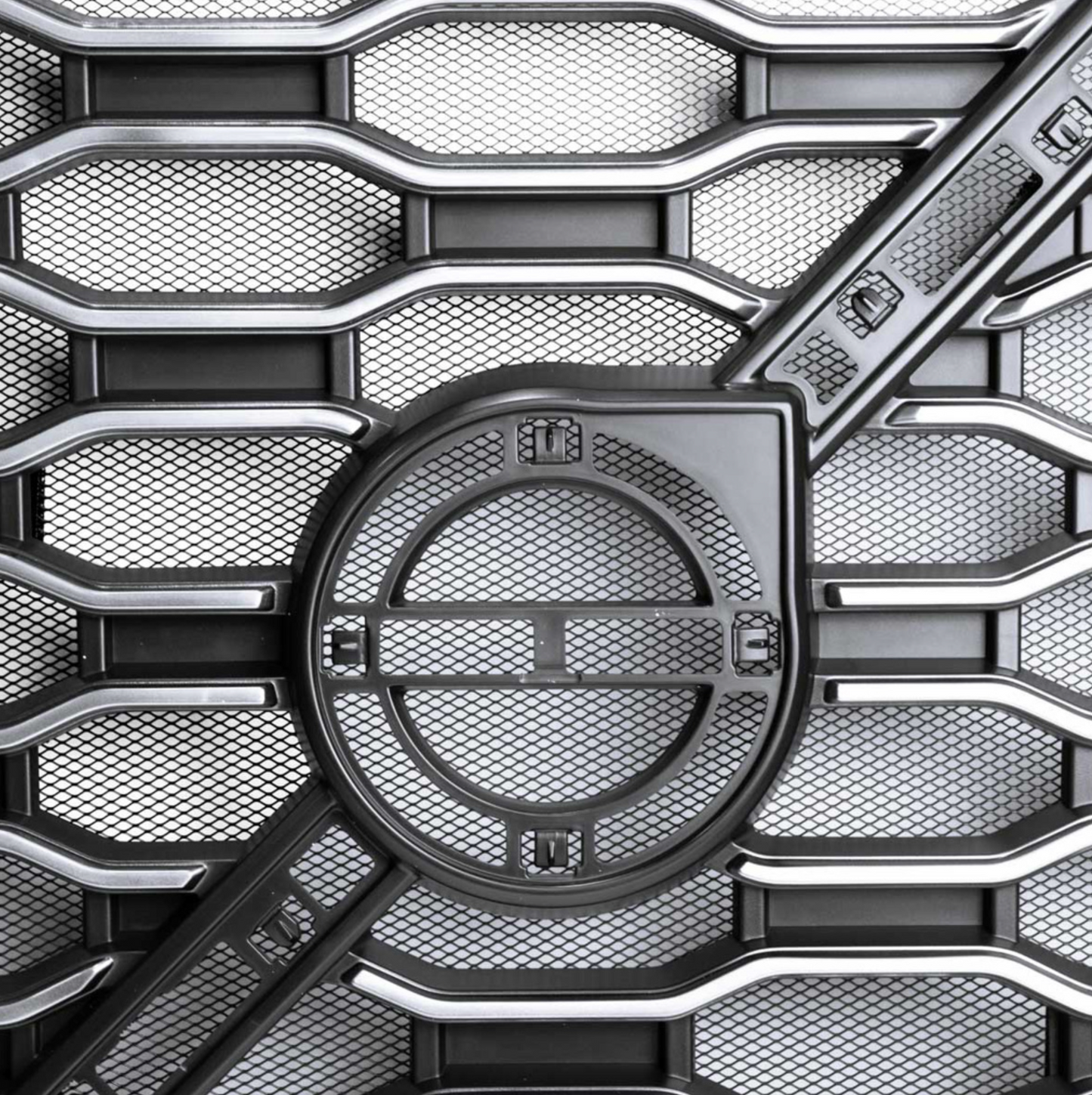 GRILLE WITH BUG SCREEN FOR 2018-2024 VOLVO VNL - SILVER