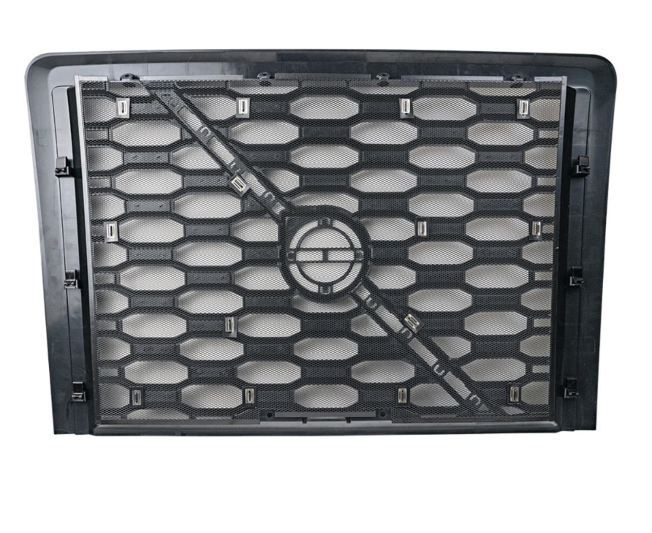 GRILLE WITH BUG SCREEN FOR 2018-2024 VOLVO VNL - SILVER