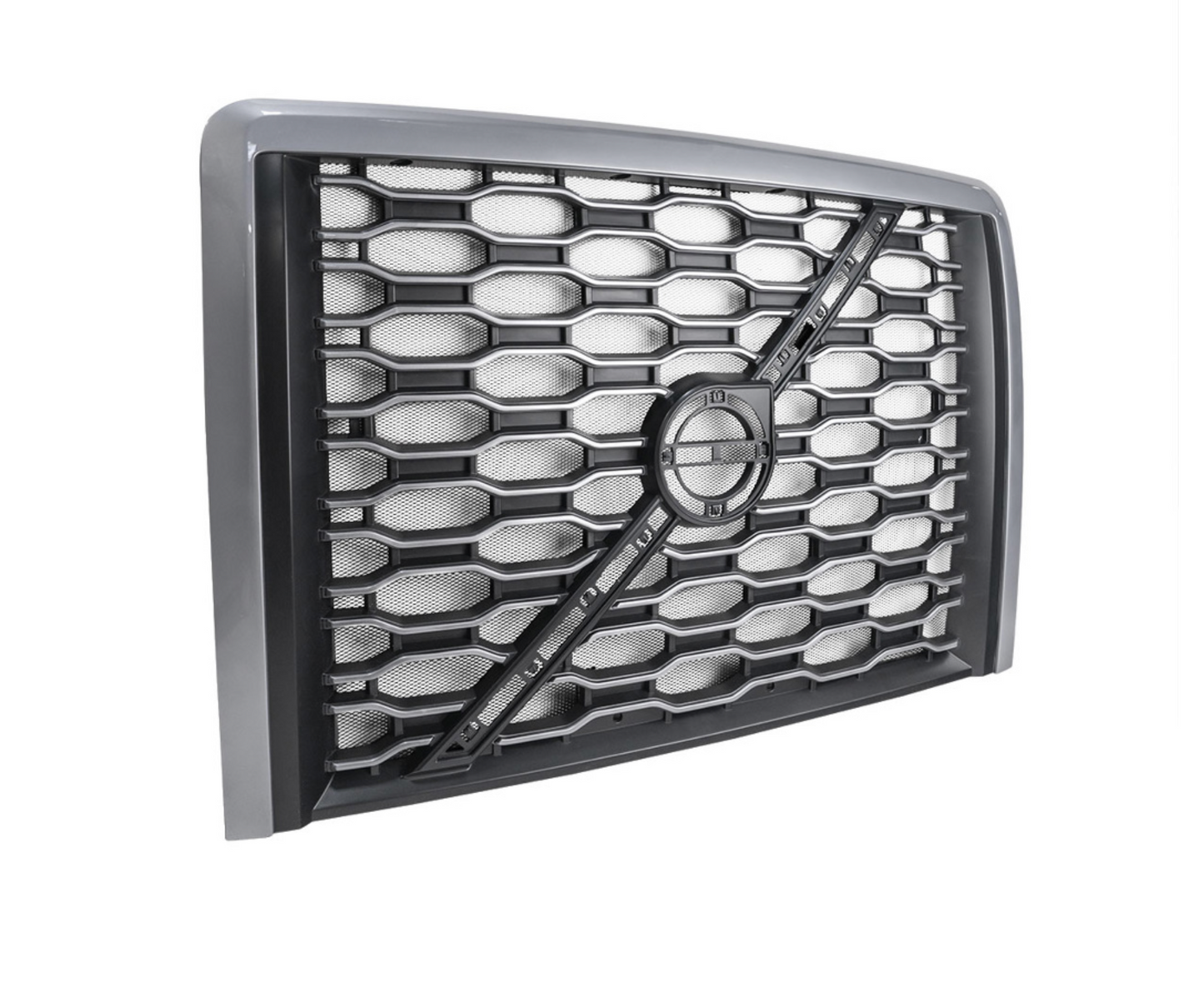 GRILLE WITH BUG SCREEN FOR 2018-2024 VOLVO VNL - SILVER