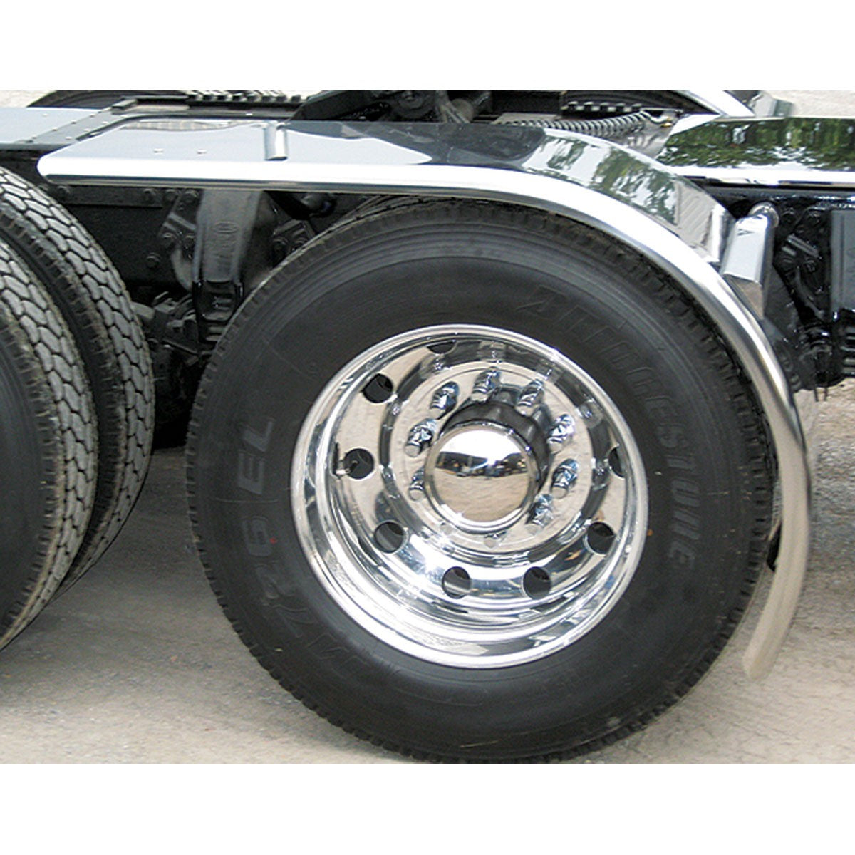 Half Fenders 80" Rollin' Lo Long (16 Ga.) - Rolled Edge