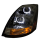 Headlight Volvo VNL With LED Light Amber/Clear