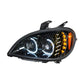 High Power LED "Blackout" Projection Headlight For (2001-2020) Freightliner Columbia