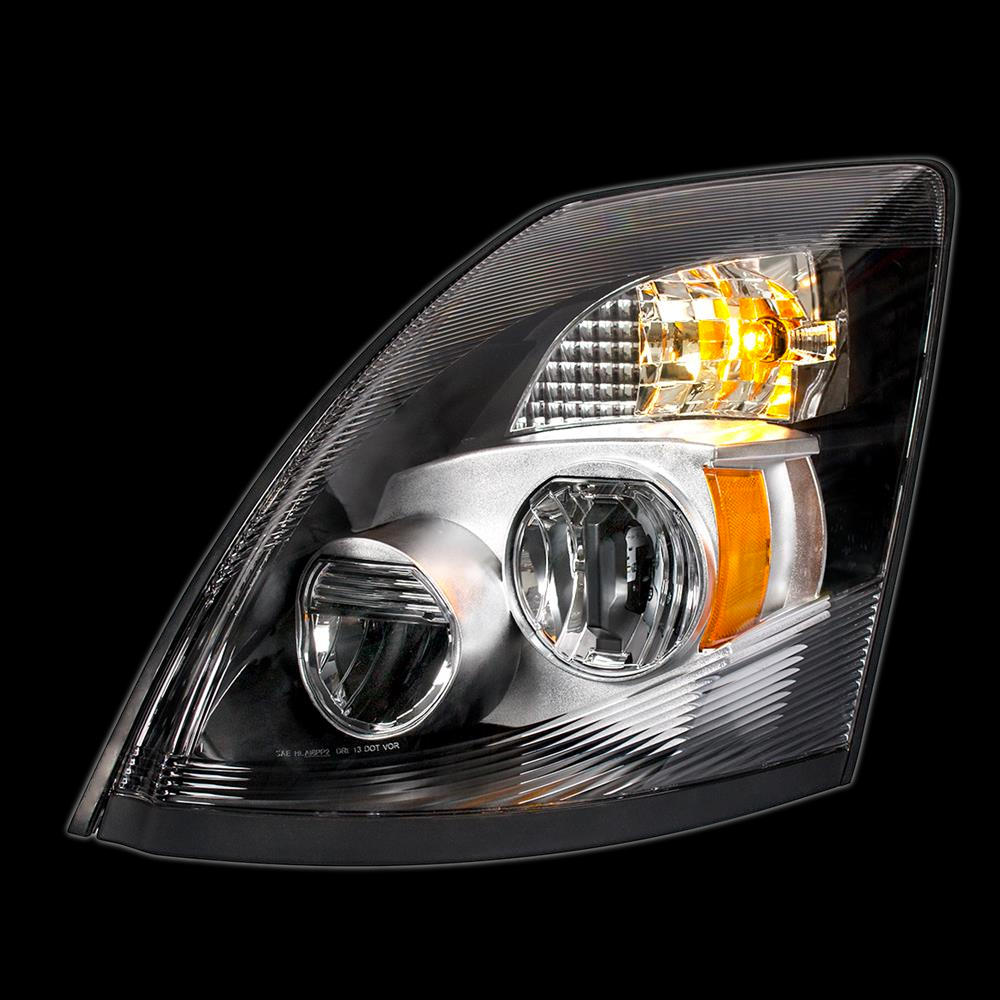High Power LED Chrome Headlight for (2003-2017) Volvo VN/VNL Driver