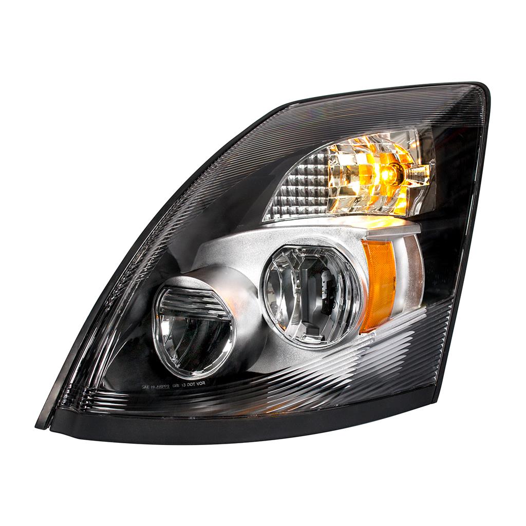 High Power LED Chrome Headlight for (2003-2017) Volvo VN/VNL Driver