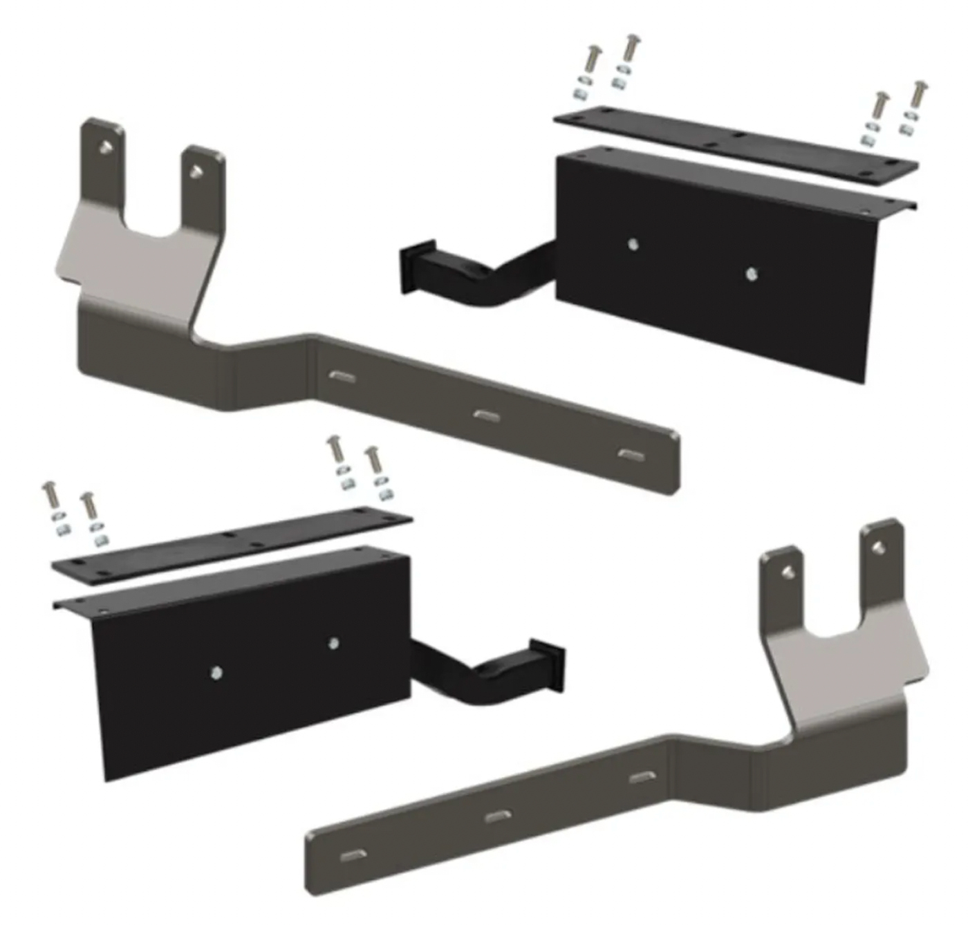 Hogebuilt Peterbilt Kenworth Down Low Blind Mount Half Tandem Fender Mounting Brackets