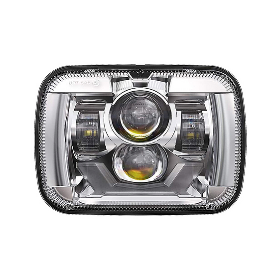 HZR-5798C - 5" x 7" Projector LED Headlight (DRL & Turn)