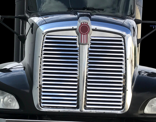 Kenworth T660 Hood Grill 19 Louvers (Per Side) - Grill Surround NOT included.