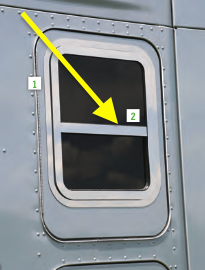 Kenworth T680/T880 Sleeper Window Trim (On Frame) Trims One Window