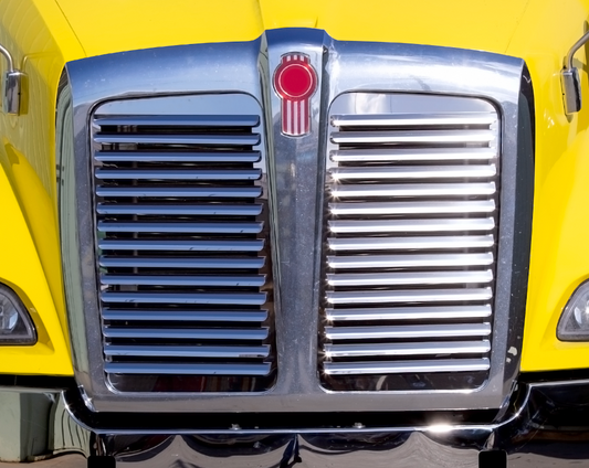 Kenworth T700 Hood Grill - 15 Louvers (Per Side) - Grill Surround NOT included.
