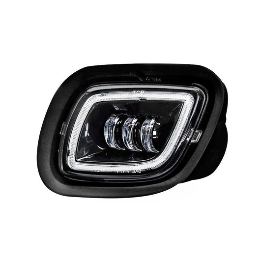 LED FOG / DRIVING LIGHT ASSEMBLY (2008-2017 FREIGHTLINER CASCADIA) - (DRIVER / BLACK)