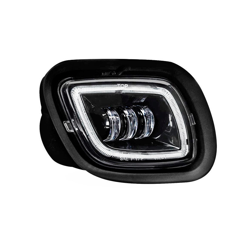 LED FOG / DRIVING LIGHT ASSEMBLY (2008-2017 FREIGHTLINER CASCADIA) - (PASSENGER / BLACK)