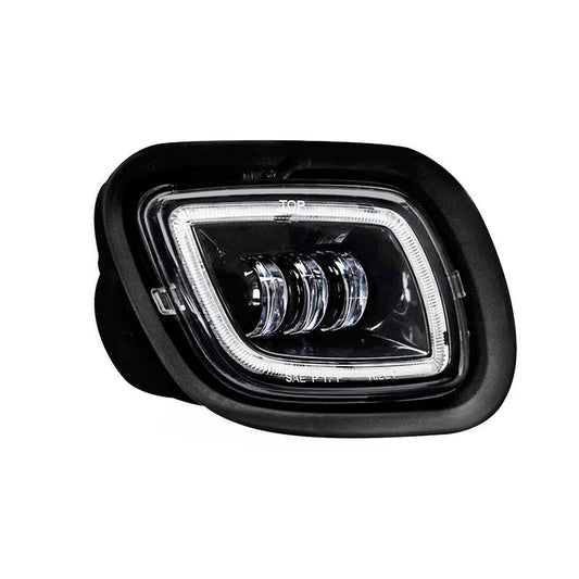 LED FOG / DRIVING LIGHT ASSEMBLY (2008-2017 FREIGHTLINER CASCADIA) - (PASSENGER / BLACK)