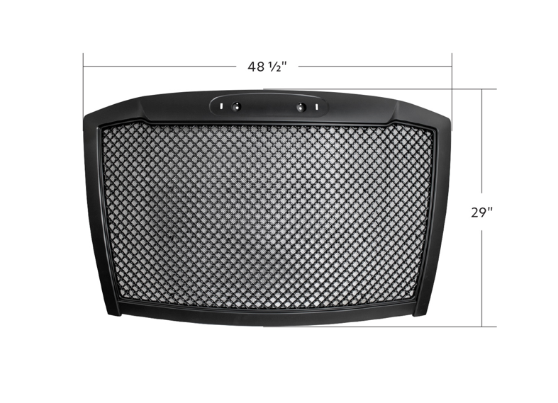 MESH GRILLE FOR 2018-2024 FREIGHTLINER CASCADIA-BLACK