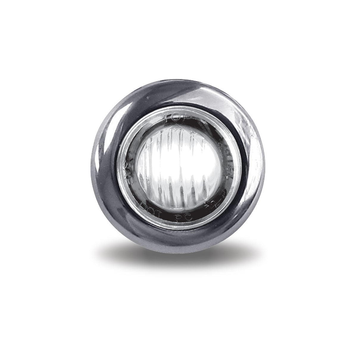 Mini Button Dual Revolution Red/White LED