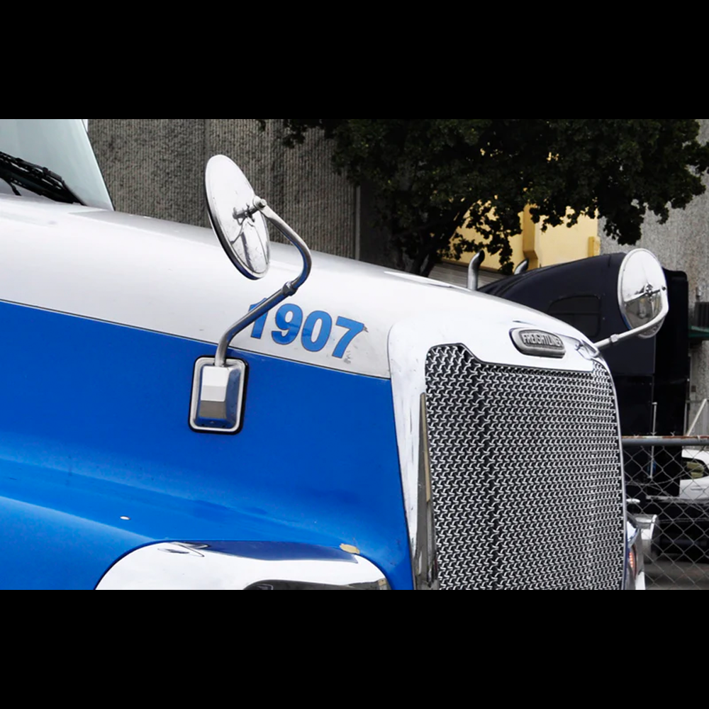 Mirror Pod Mount Mirror Ss W/ Bracket / Gg33392. Hood mirror