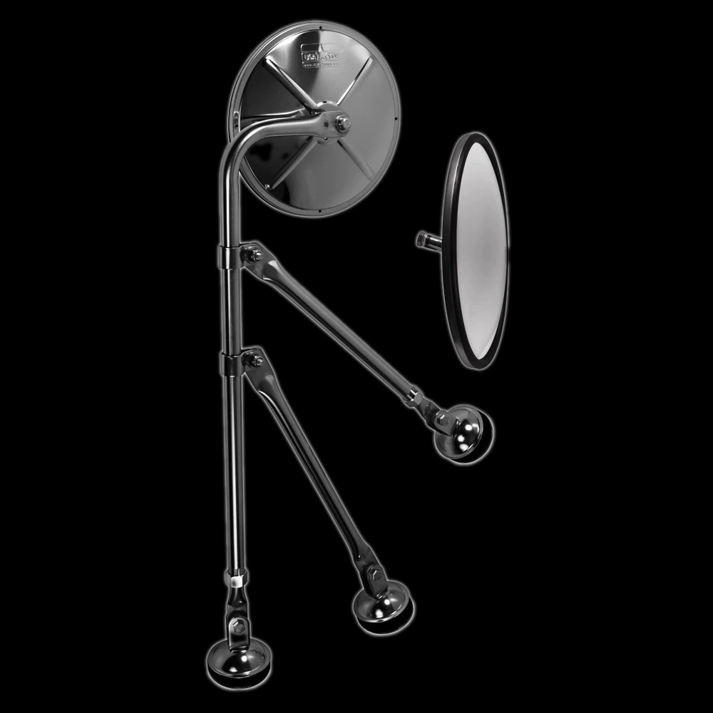 Mirror Tripod Fender System Ss/ Has 3" Coated Washers & 3 Steel Washers / Gg33323
