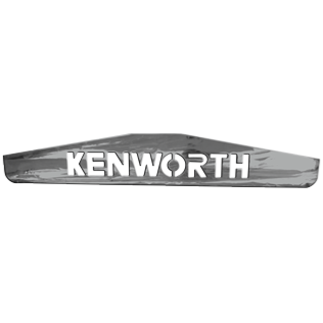 Mud Flap Bottom Plate Chrome Kenworth Welded Stubs 4" x 24"