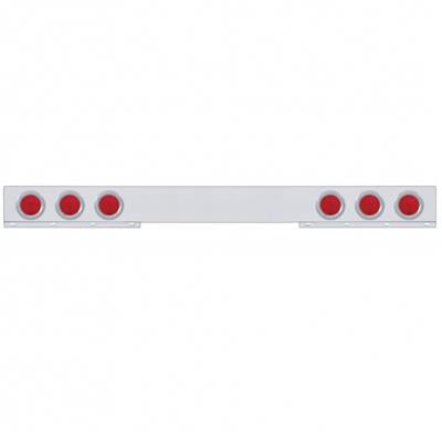 One Piece Rear Light Bar w/ Six 4" Light & Bezel