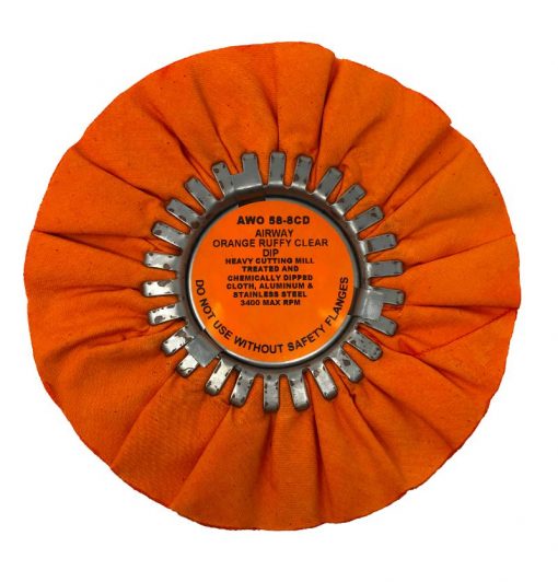 Orange Ruffy Heavy Cut Airway Clear Dip 8″