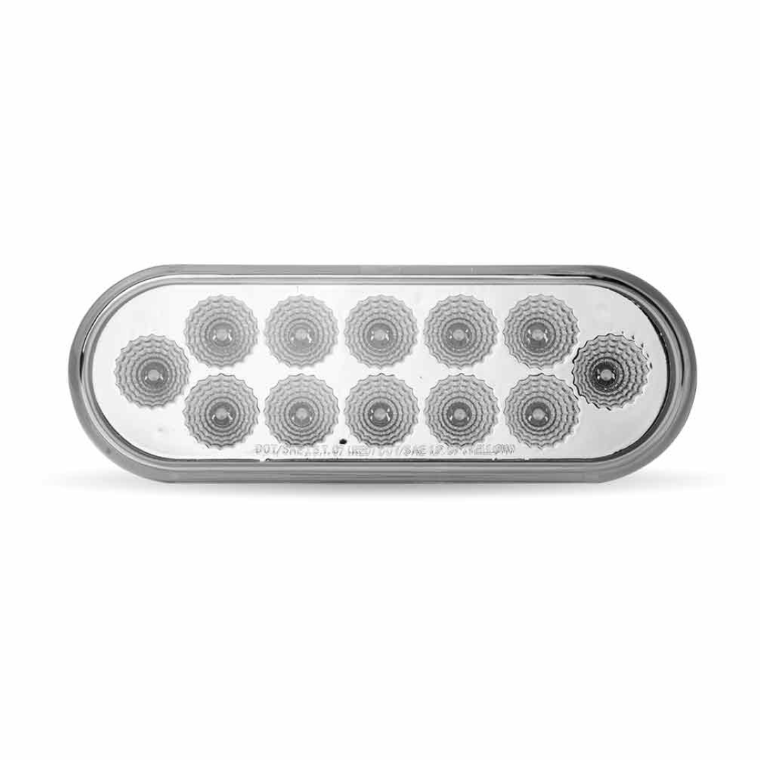 Oval Clear Amber LED Turn Signal & Marker Light