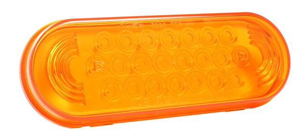 Oval LED Strobe Lights Yellow Lighting & Accessories