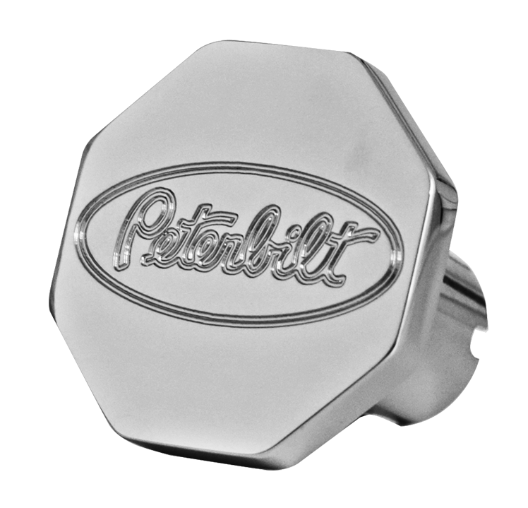 Parking Knob Peterbilt Logo Octagon.