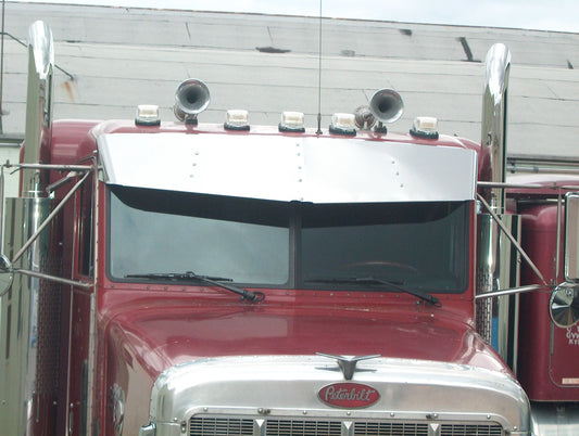 Peterbilt 359 13"x 15" V-Style Visor