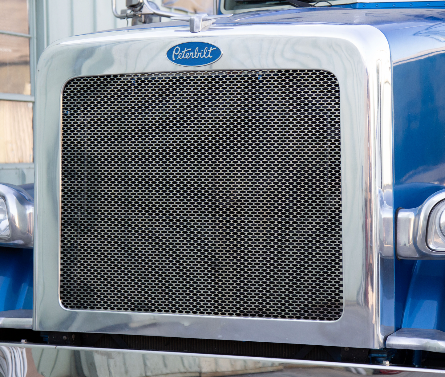 Peterbilt 367 Grill Mesh Insert - Grill Surround NOT included.