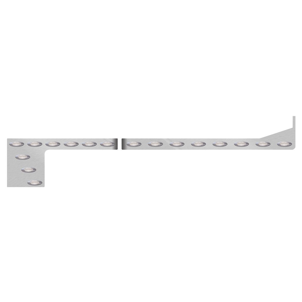 Peterbilt 379/378 78" Cowl, Cab & Sleeper Kits Stainless Steel 6" Wide. 34 x (TLED-G4CA) (PAIR)