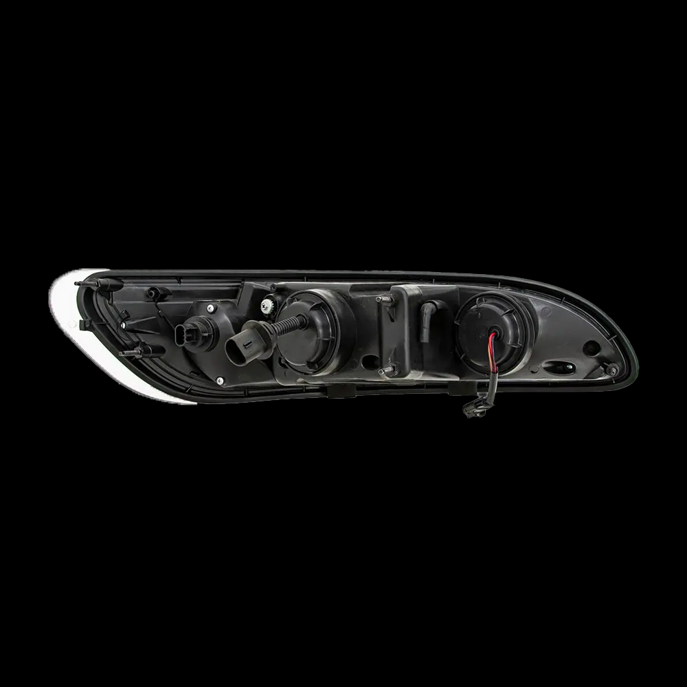 Peterbilt 386 (2006-2015) / 387 (2001-2011) Chrome Headlight with White High Power LED Position/Daytime Running and LED Turn Signal Light - Driver Side