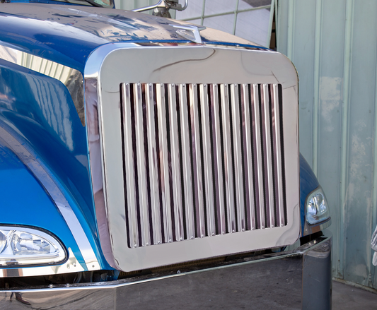 Peterbilt 386 Grill Surround & Vertical Bar Insert Kit