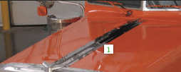 Peterbilt 389 Center Hood Trim Wide Bolt Mount With Dimples