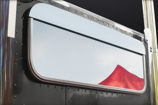 Peterbilt All St. Cab 5" Rear Window Chop Top