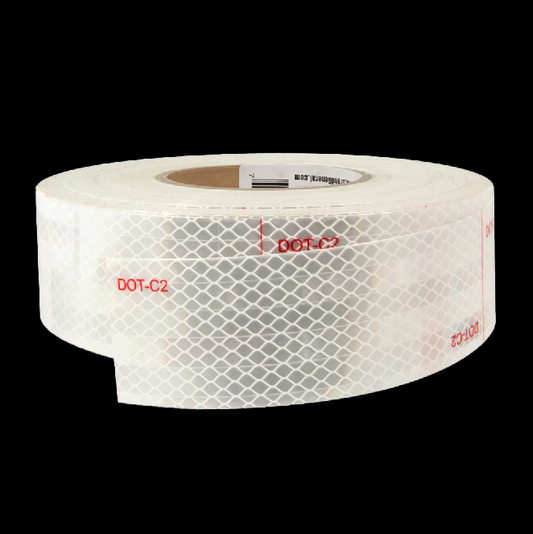 Premium HI Viz DOT-C2 Conspicuity Tape in White (Per Foot)