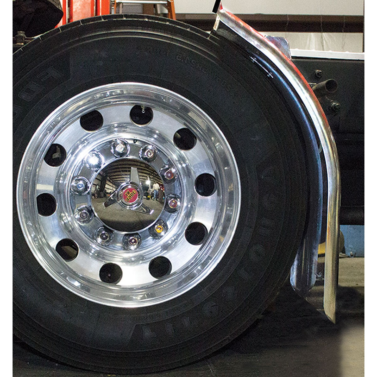 Quarter Fender 38" "Low Rider" Stainless Steel Kit W/ Rolled Edge