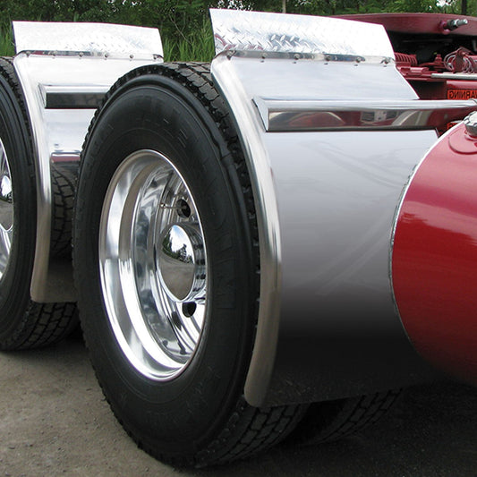 Quarter Fender 38" Rollin' Lo Stainless Steel W/ Rolled Edge