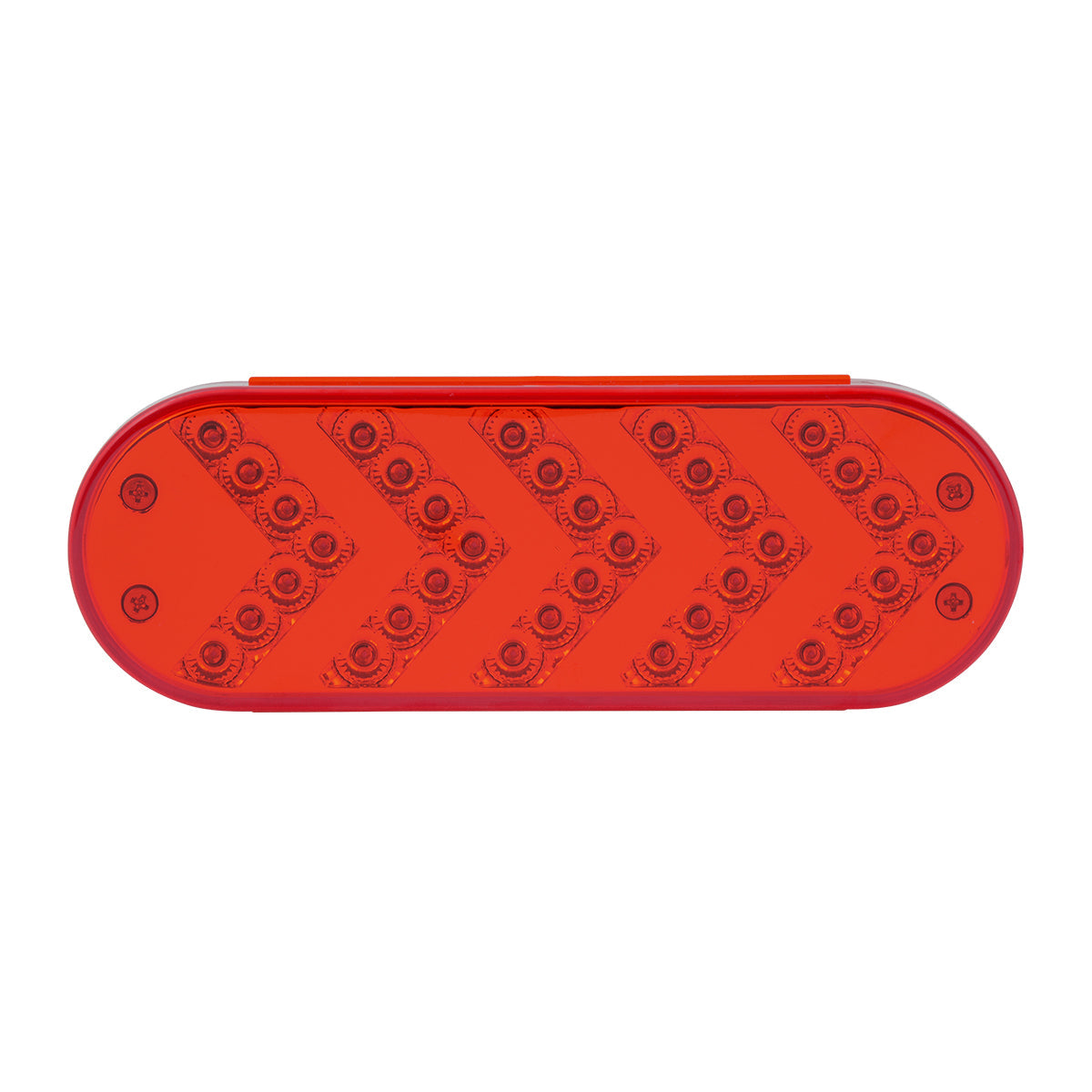Red/Red Oval Sequential Arrow Mid-Turn Spyder LED Light.