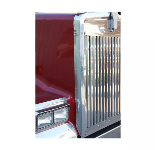 Replacement Hood Grill Post Kenworth W900L Hood