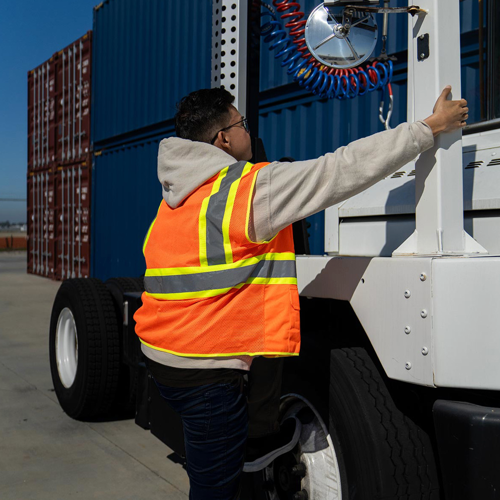 Riggear High Visibility Reflective Orange Safety Vest