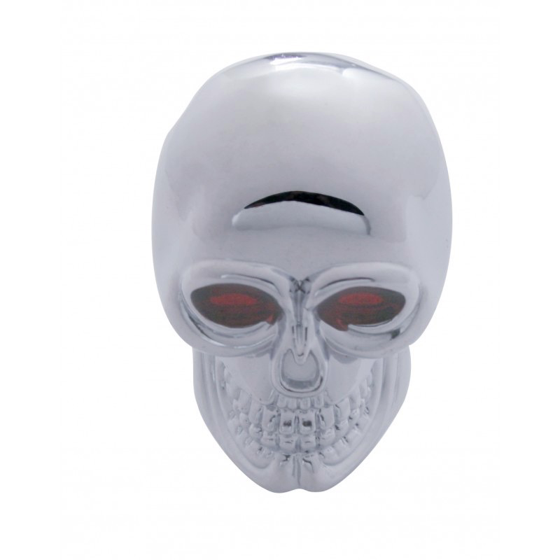 Skull Chrome Gearshift Knob - Cab Interior