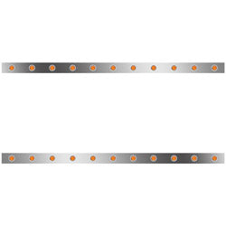 Sleeper Panel Kenworth 62” W/ Extension & 20 Button Light Holes