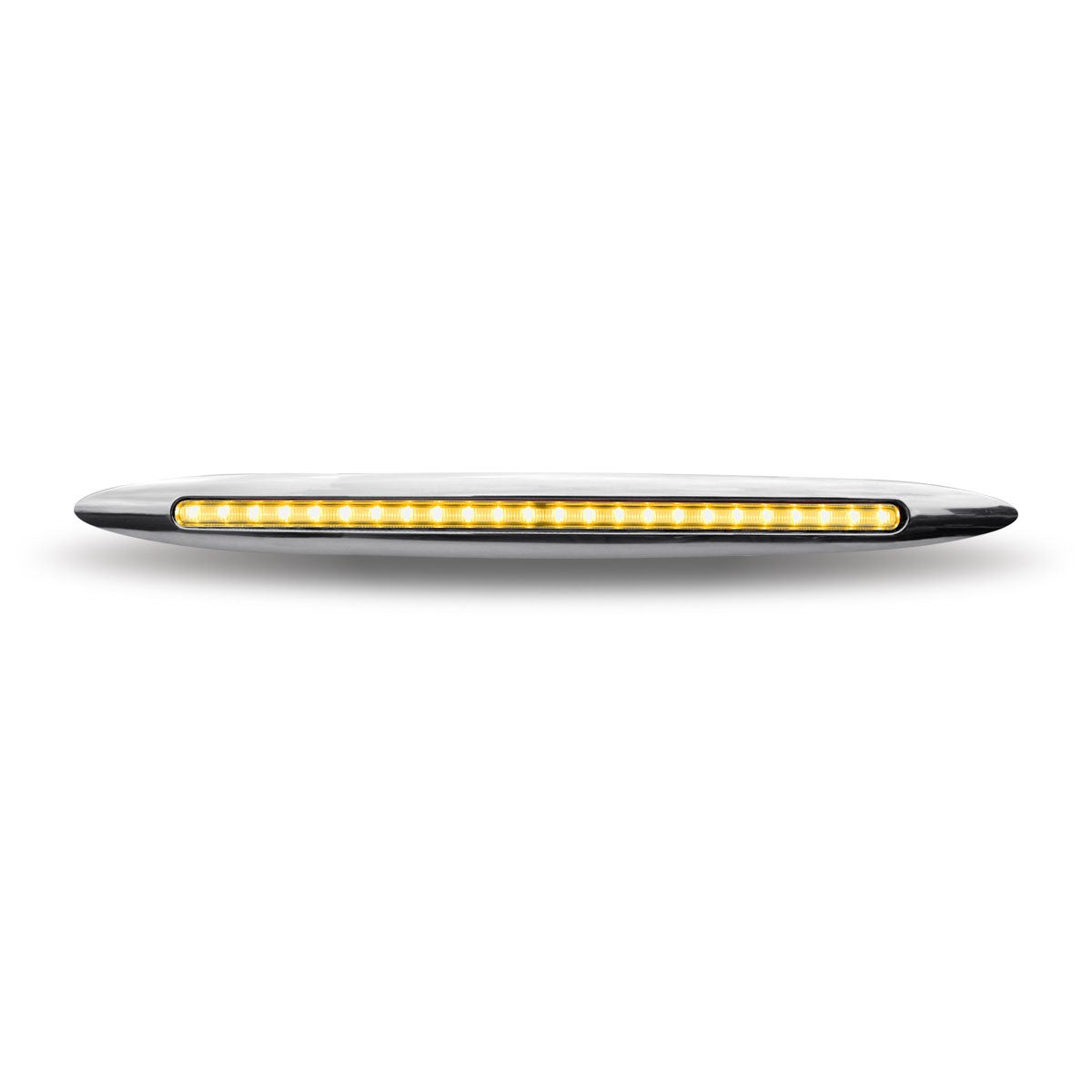 Slim Marker 17" Flatline Clear Amber LED