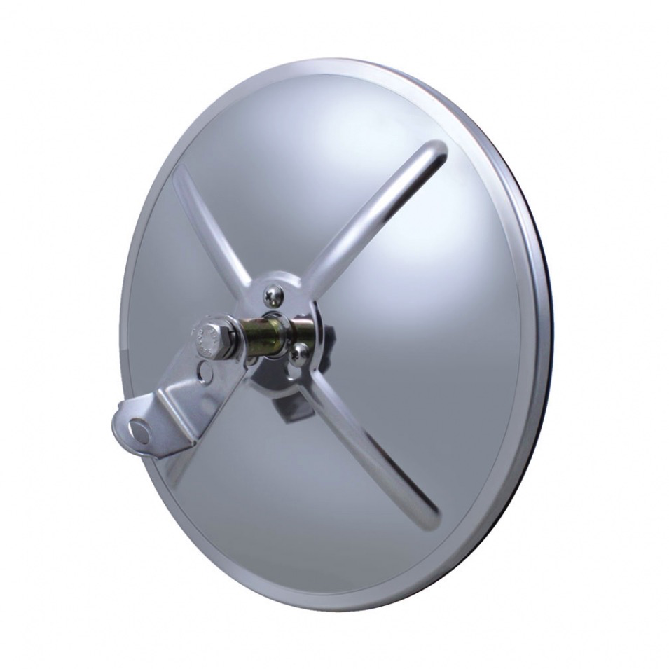 Stainless 8 1/2 Convex Mirror - Center Stud - Safety & Restraints