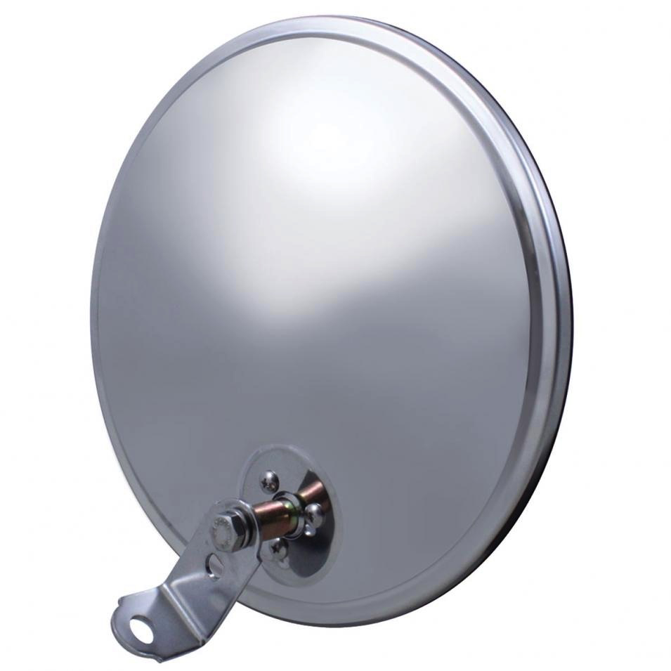 Stainless 8 1/2 Convex Mirror - Offset Stud - Safety & Restraints