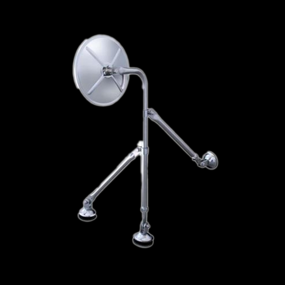 Stainless 8 1/2" Tripod Fender Mirror