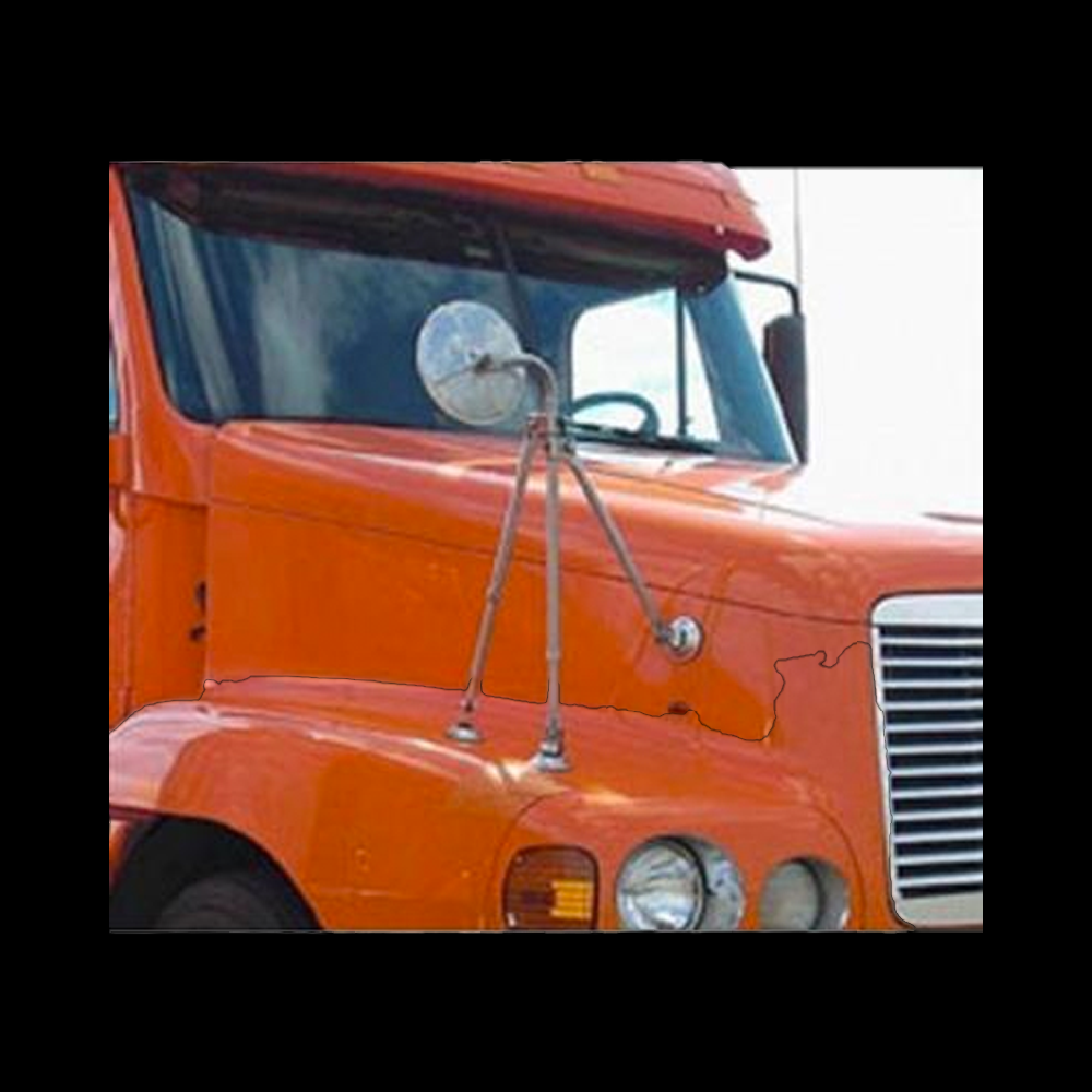 Stainless 8 1/2" Tripod Fender Mirror